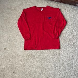 Red SMU PINK t- shirt, long sleeve, medium